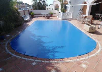 cubiertas para piscinas en granada. toldos en Granada